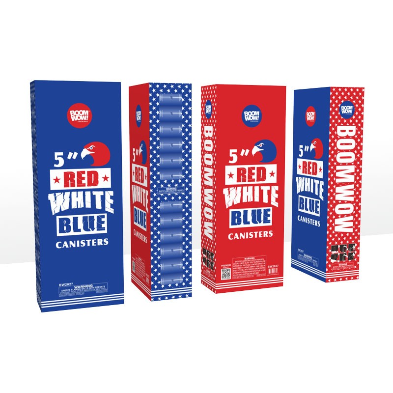 BW2027 - 5" RWB CANISTERS